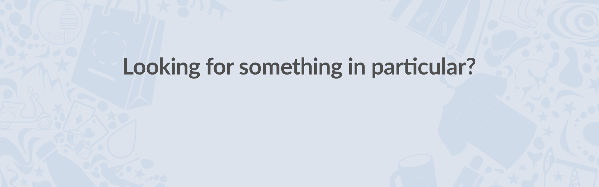 Search banner